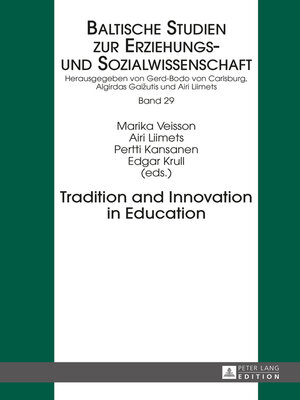 cover image of Tradition and Innovation in Education